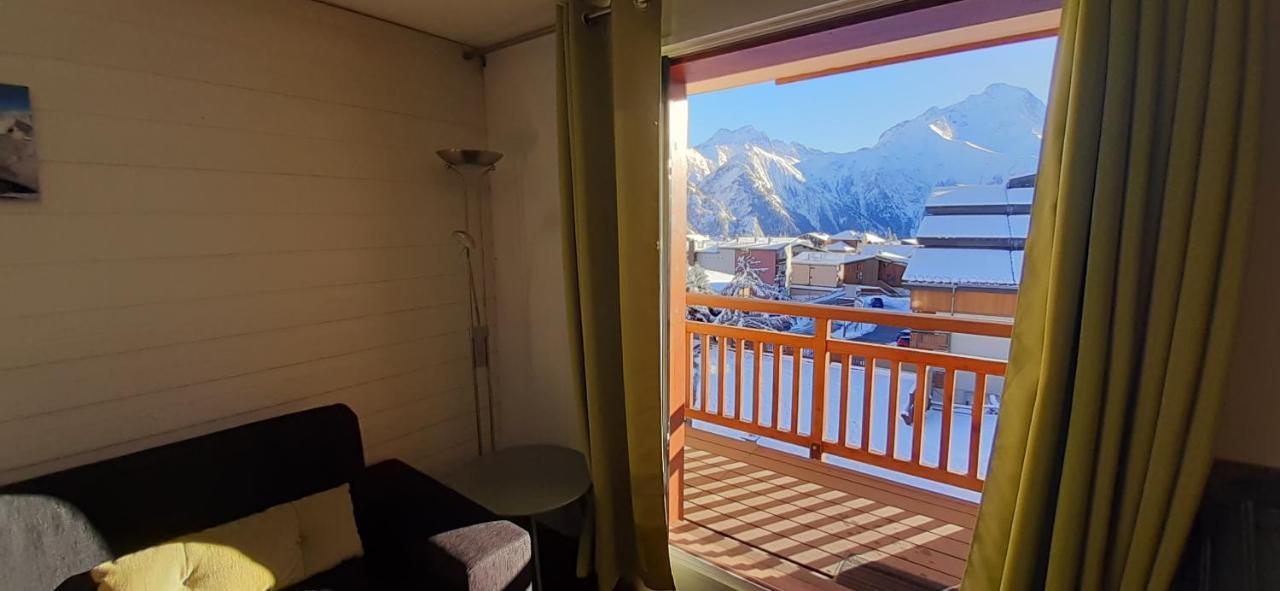 Charmant Studio 4 Pers Plein Centre Parking Prive Les Deux Alpes Dış mekan fotoğraf